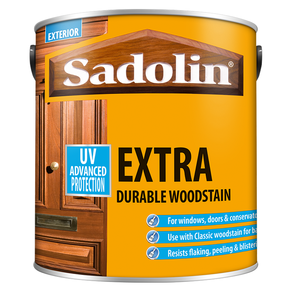 Sadolin Extra Durable Woodstain - 2.5L - Ebony