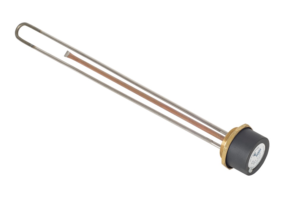 Incoloy 36" Immersion Heater (w/ thermostat & copper pocket)