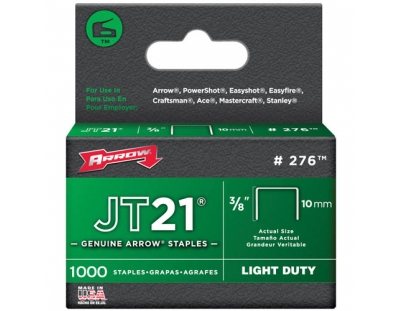 Arrow JT21 Staples 10mm 3/8"