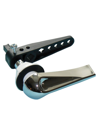 Pre-Packed WC Cistern Handle (Lever) - Chromed plastic