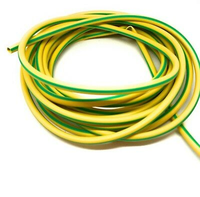 Pre-Cut Cable - 3.0mm Green/Yellow Earth Sleeving - 10m