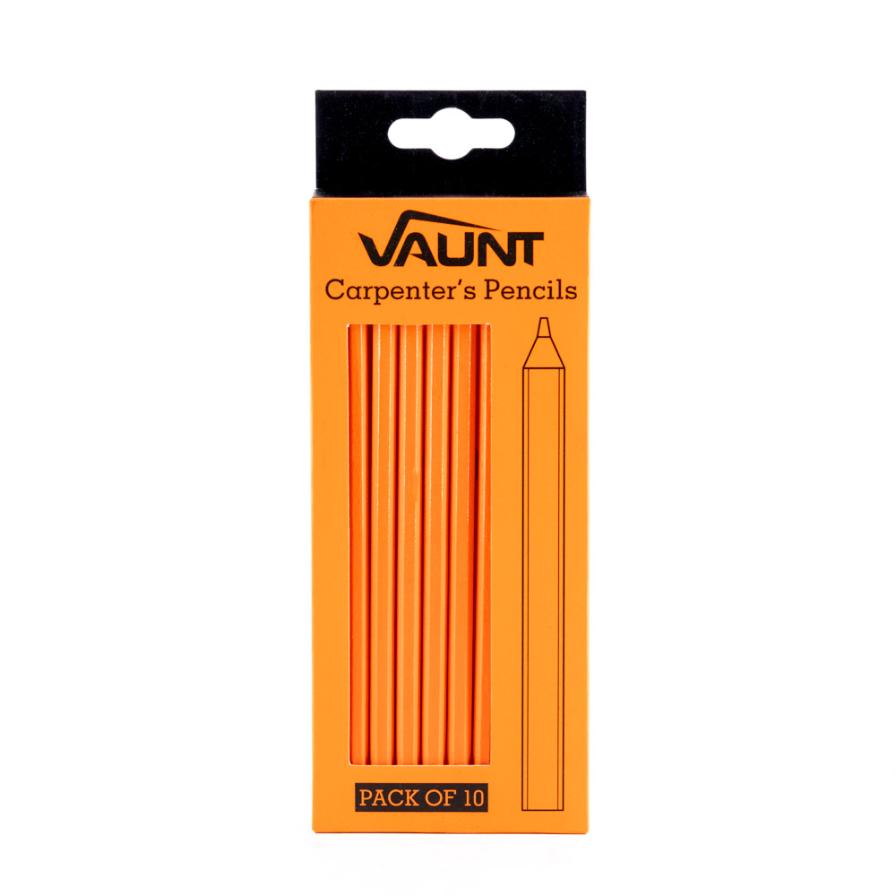 Vaunt Medium Carpenters Pencils - Pack of 10