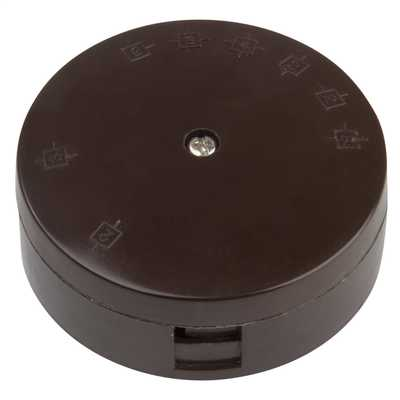 Selectric 20A 4-Way Junction Box - Brown