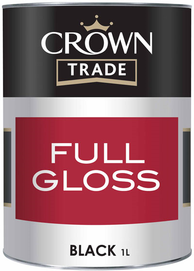 Crown Trade - Full Gloss - 2.5l - Black