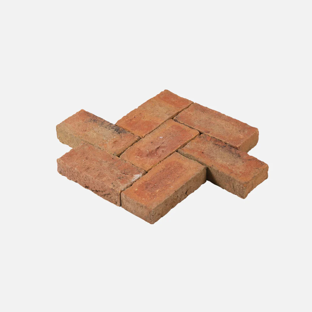 GlobalStone DTS 50mm 210x100mm Clay Paver Collection - Tudor (15.12m2)