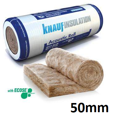 50mm Knauf Acoustic Loft Roll (16.2m2)