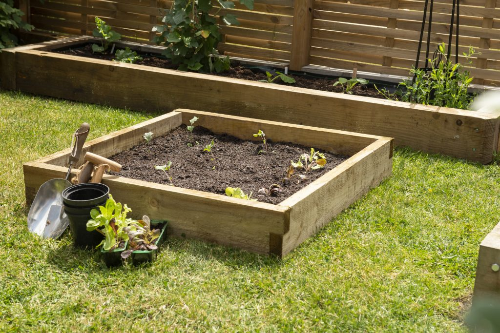 Forest Garden DTS Caledonian Compact Raised Bed - 90 x 90cm 
