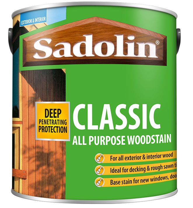 Sadolin Classic All-Purpose Woodstain - 1L - Ebony