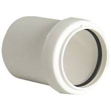 110mm Universal Coupler Solvent to Pushfit Coupling - White