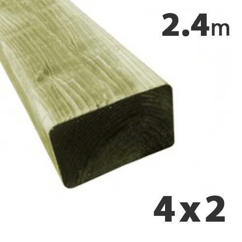 47 x 100mm (4 x 2) Tanalised Carcassing Timber C24 (2.4m)