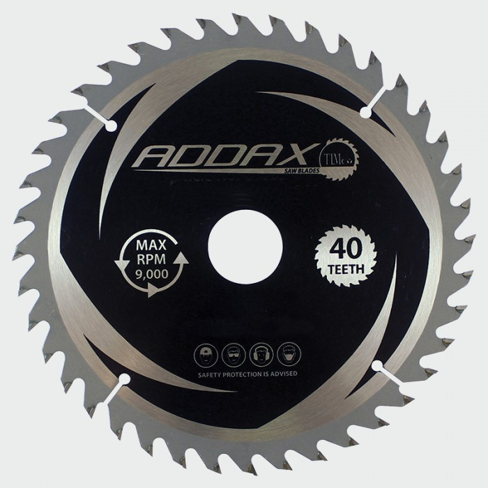 Addax TCT 254mm Circular Saw Blade (30mm Bore) - 40 Teeth (Medium)