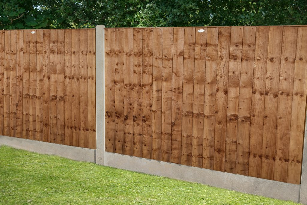 Forest Garden DTS 6ft x 4ft (1.83m x 1.23m) Pressure Treated Brown Pressure Treated Closedboard Fence Panel - Pack of 4 