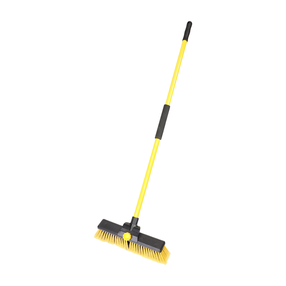 Bulldozer 14" Heavy Duty Broom & Handle (355mm Head)