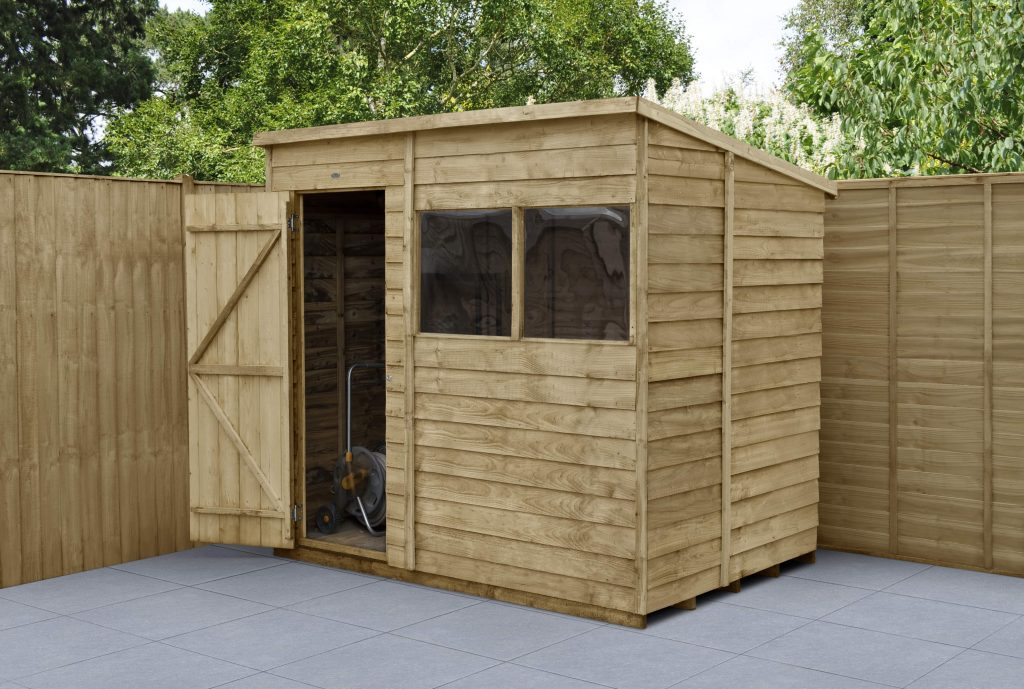 Forest Garden DTS Overlap Pressure Treated 7x5 Pent Shed 