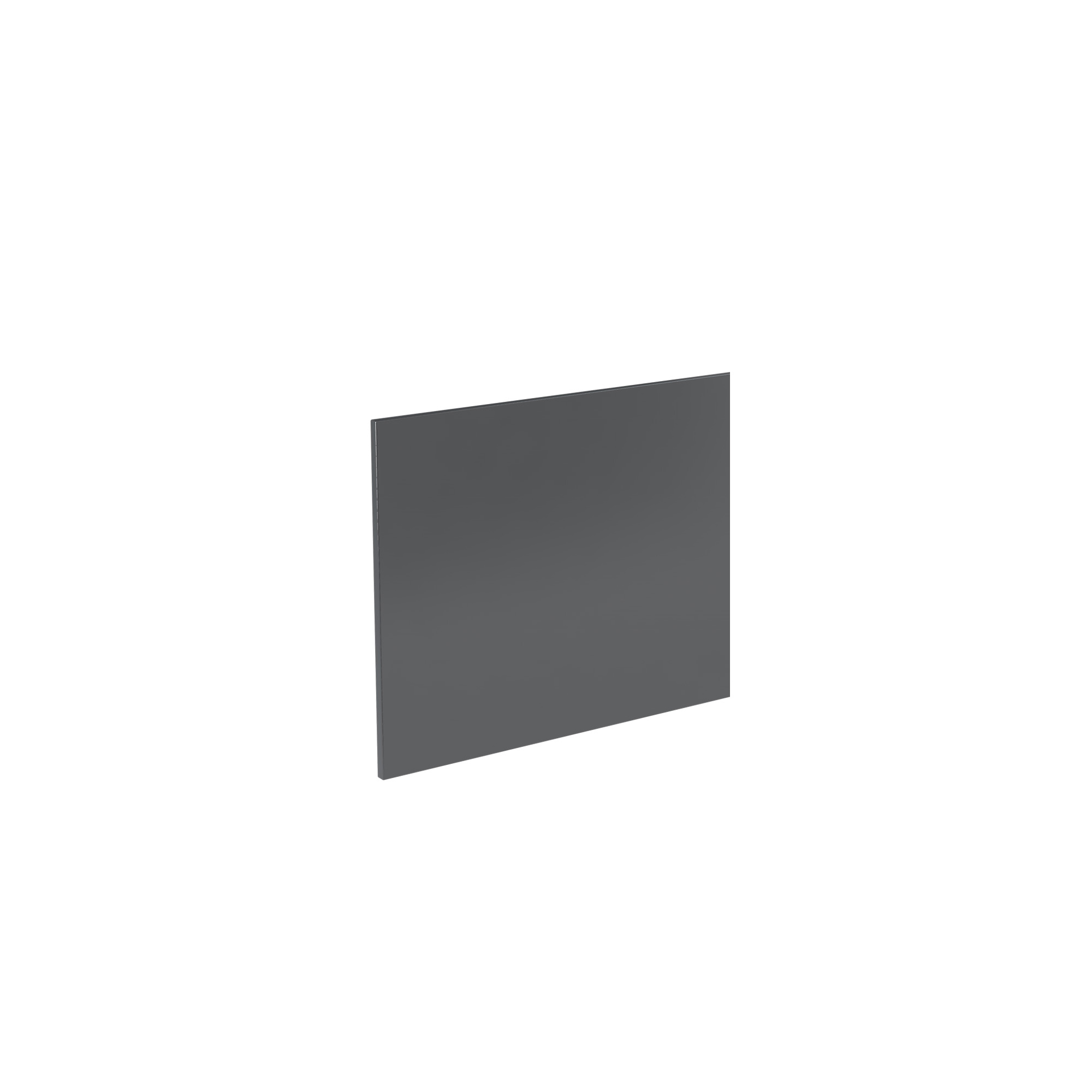 K-Vit Ikon 800mm Bath Panel - Gloss Grey
