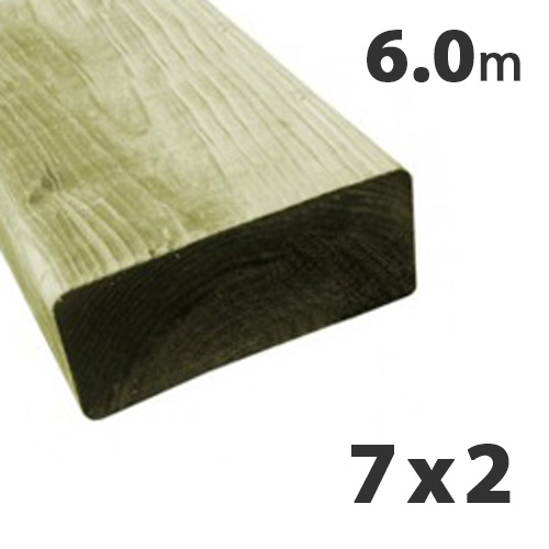 47 x 175mm (7 x 2) Tanalised Carcassing Timber C24 (6m)