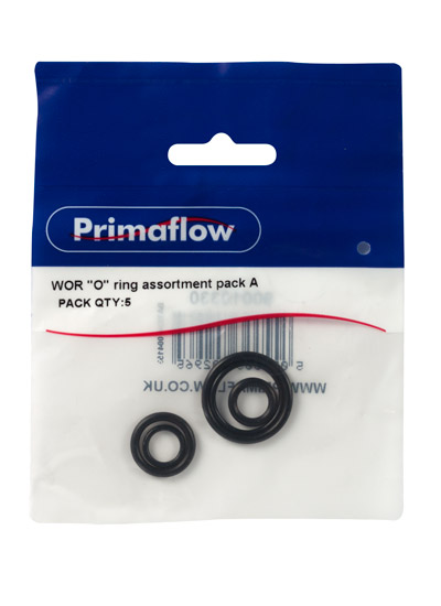 Pre-Packed WOR ''O'' ring assortment pack A (Pack of 5)