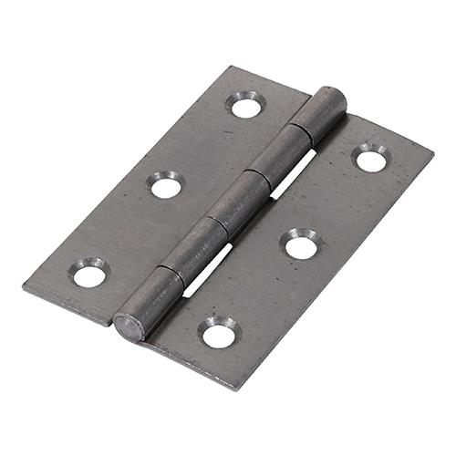 Timco Plain Fixed Pin Butt Hinge - Self Colour - 75 x 50mm (Pack of 2)