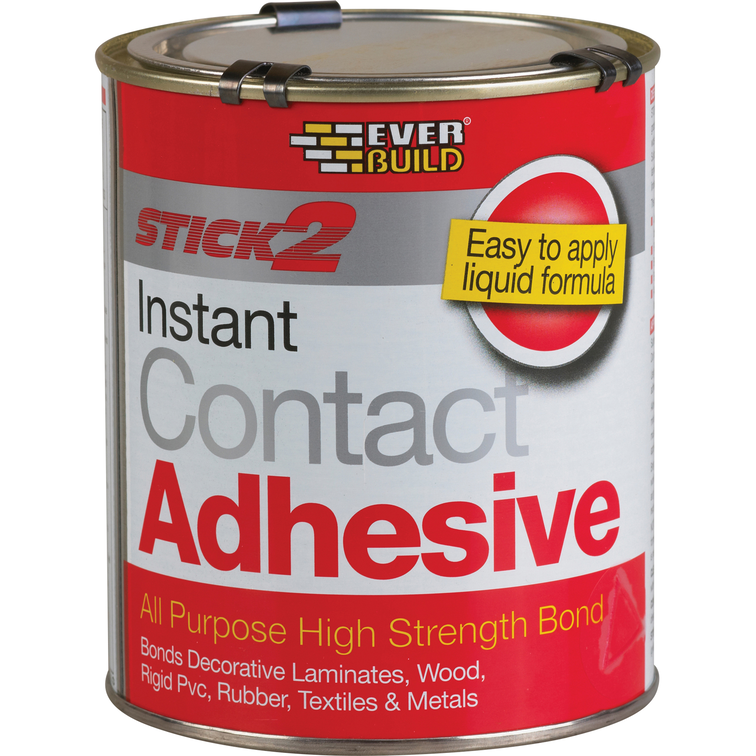 Everbuild Stick2 Instant Contact Adhesive - 750ml Tin
