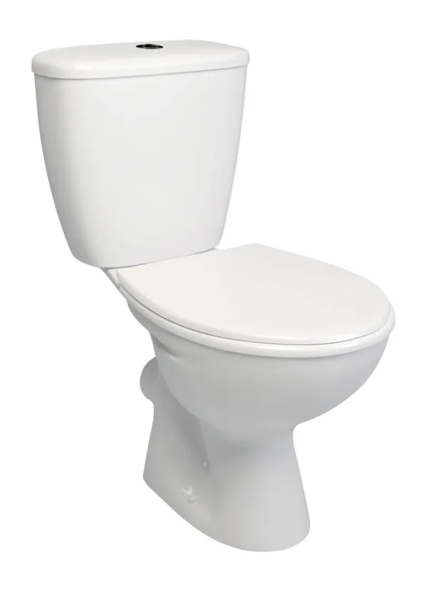 C/C Pan and Cistern "The Full Monty" WC Toilet To Go Pack (Inc. Seat)