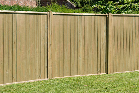 Forest Garden DTS 5ft (1.83m x 1.52m) Pressure Treated Vertical Tongue and Groove Fence Panel - Pack of 3 