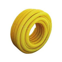 60mm Yellow Perforated Gas Duct Coil 50m