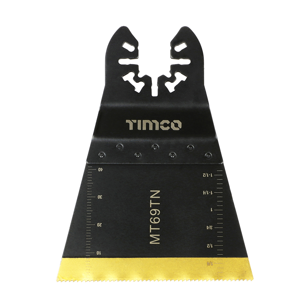 Timco Long Life Multi-Tool Blade - Straight - For Wood/Metal - 69mm