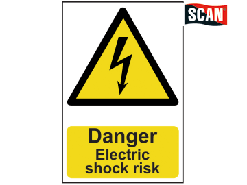 Safety Sign - Danger Electric shock risk