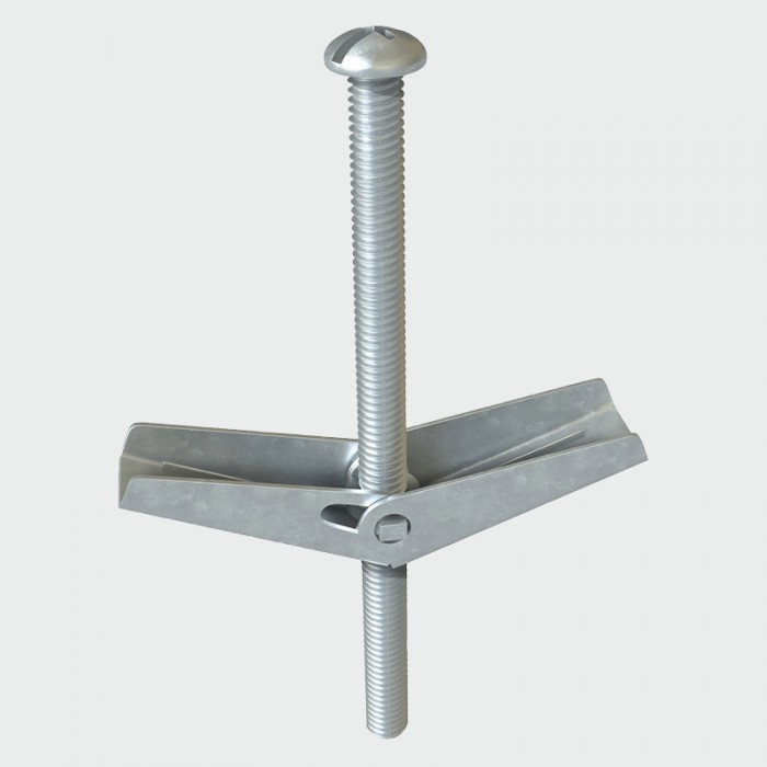 TIMco M3 x 50 Spring Toggle - BZP (Box of 100)