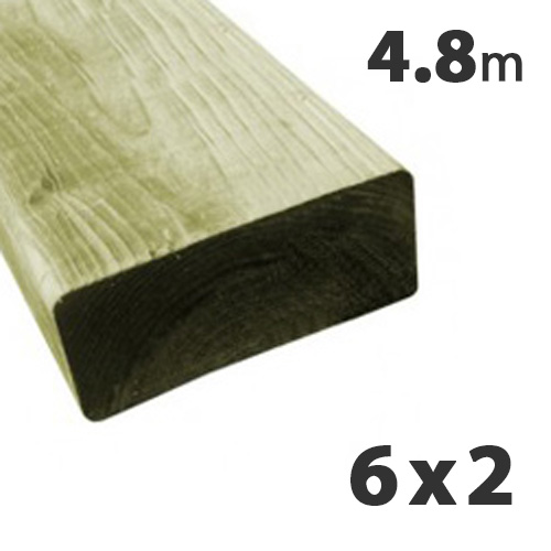47 x 150mm (6 x 2) Tanalised Carcassing Timber C24 (4.8m)