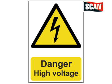 Safety Sign - Danger High voltage