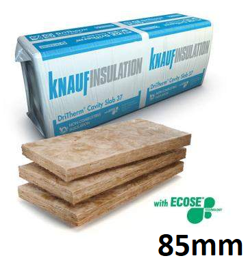 85mm Knauf Crown Dri-Therm 37 (BLUE) Cavity Slab Insulation (4.37m2)