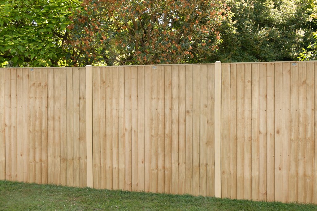 Forest Garden DTS 6ft x 6ft (1.83m x 1.85m) Pressure Treated Closedboard Fence Panel - Pack of 4 