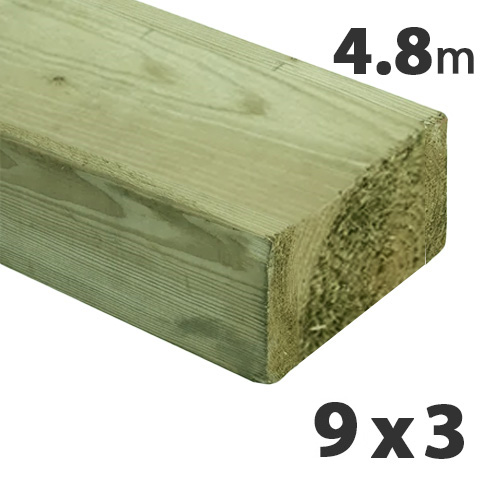 75 x 225mm (9 x 3) Tanalised Carcassing Timber C24 (4.8m)