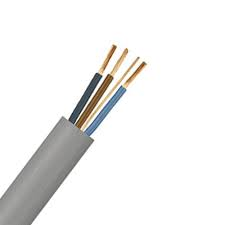 1mm x 50m Flat Three Core & Earth Cable