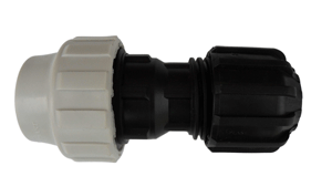 25mm MDPE Universal Transition Coupling (to 15mm-22mm, 1/2")