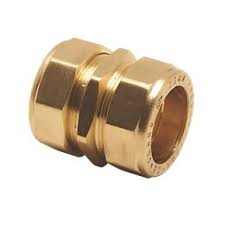 Brass 22 mm Compression Tank Connector 