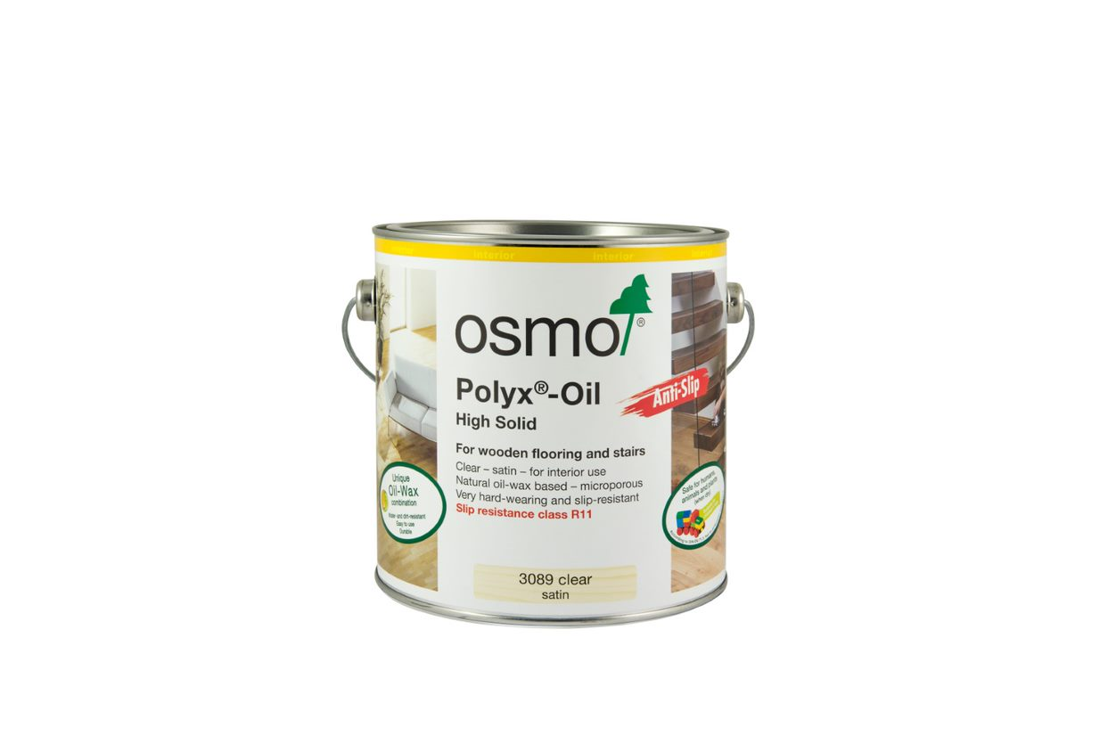 Osmo Polyx®-Oil Anti-Slip Extra (R11) Hardwax Oil - Clear Satin - 2.5L