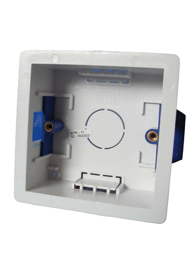 Selectric Moulded Dry Lining Box - 1 Gang - 35mm