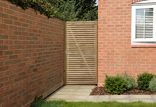 Forest Garden DTS Double Slatted Gate 6ft (1.83m high) 