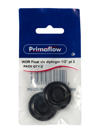 Pre-Packed WOR Float Valve diphrgm 1/2" Part 2 (Pack of 2)