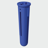 Blue P5 Plastic Wall Plugs (For Screw Size: 6/6.5/7/7.5/8mm)