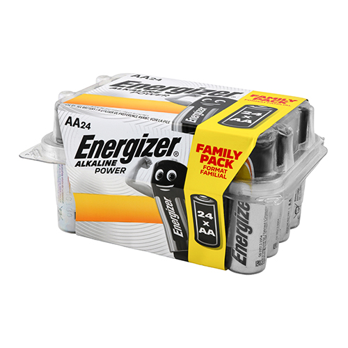 Energizer Value Pack Alkaline Batteries - AA (Pack of 24)