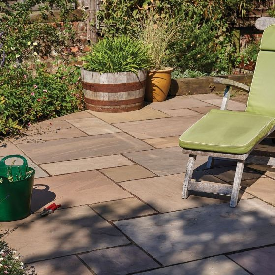 GlobalStone 18mm Calibrated Indian Sandstone Project Pack - Sunset Buff