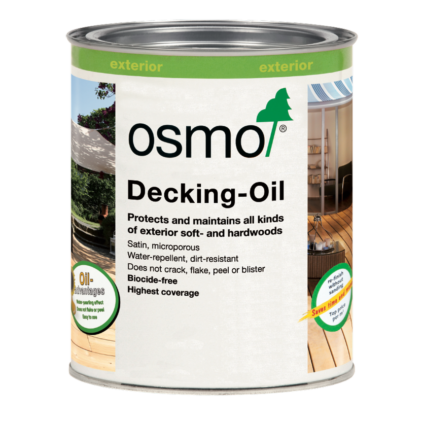 Osmo Decking Oil - Teak (Clear) - 2.5L