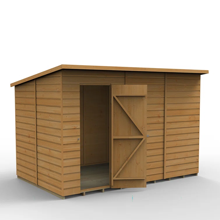 Forest Garden DTS Shiplap Treated 10x6 Pent Shed - No Window 