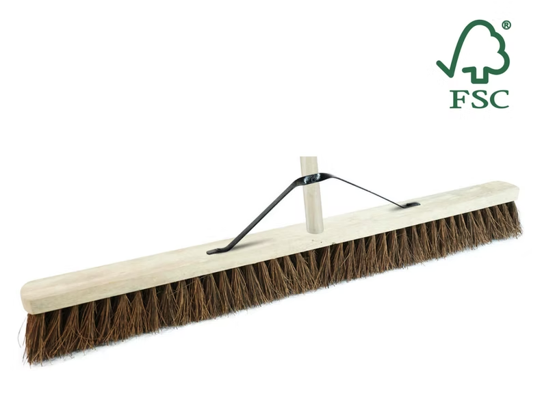 Brushware 36" (900 mm) Stiff Bassine Head Broom c/w 1400mm Handle & Stay