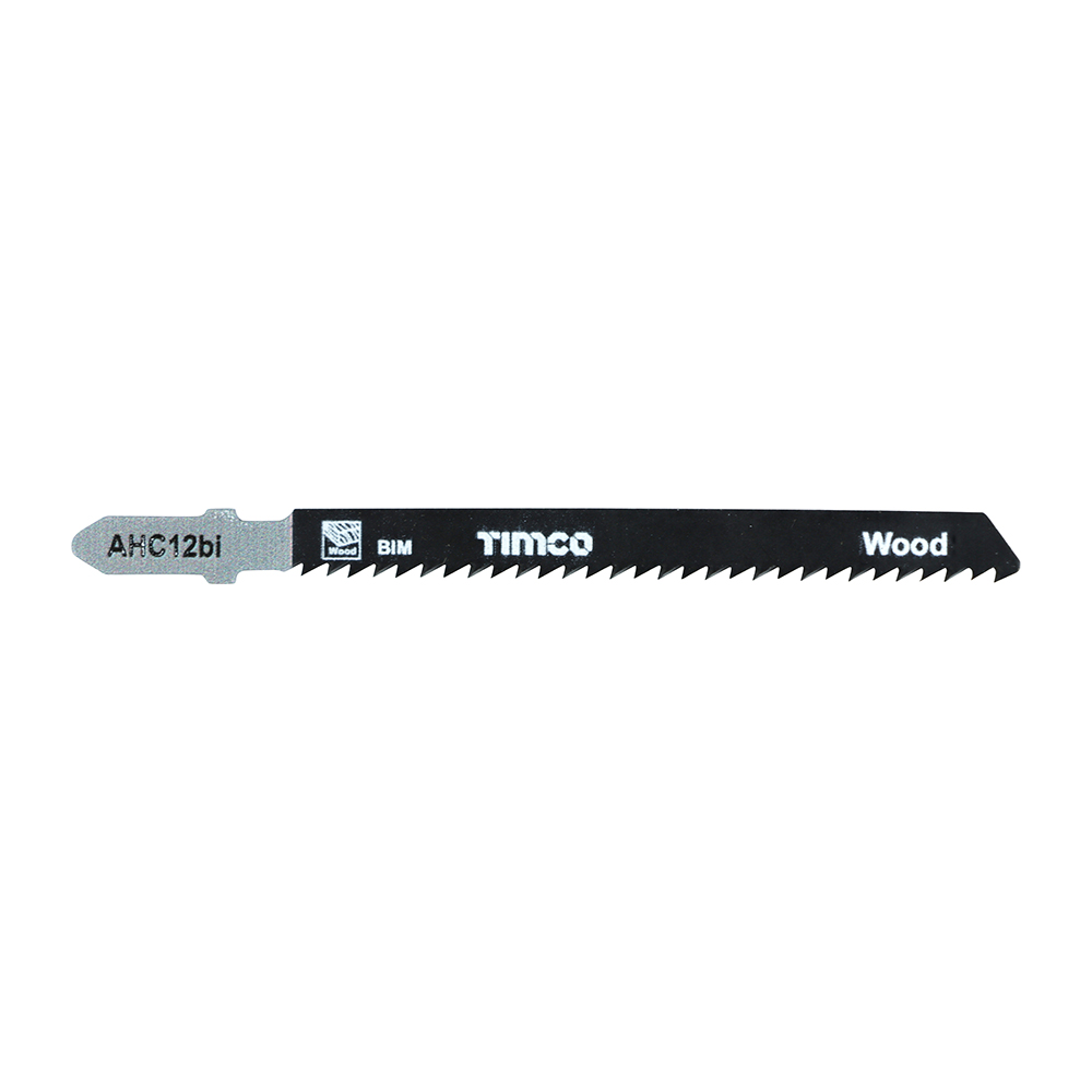 Timco T01BF - HCS Bayonet Fitting Jigsaw Blades - Wood Cutting Bi-Metal (Pack of 5)