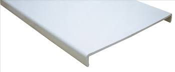 16mm Square White Fascia Board 405mm (Double Ended) (5m)