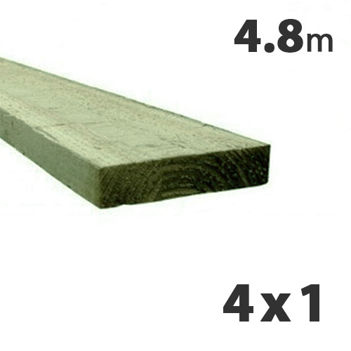 22 x 100mm (4 x 1) Tanalised Kiln Dried Timber (4.8m)